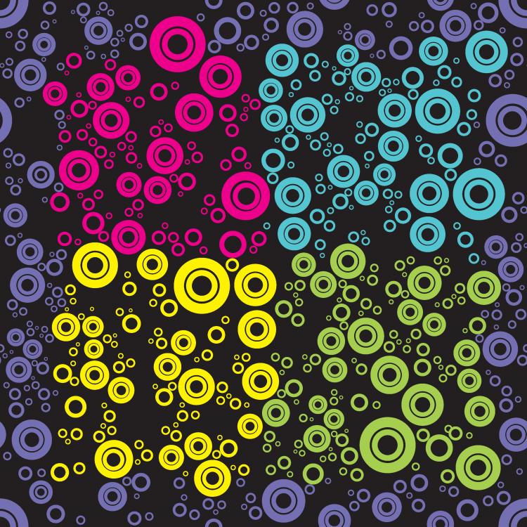 free vector Ring pattern background vector